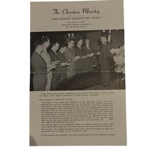 VTG 1950 The Christian Ministry Through Methodist Church NW Indiana Conference